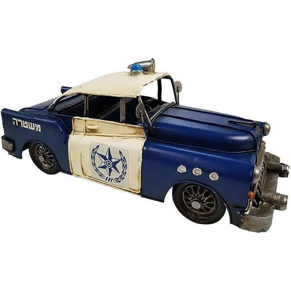 "משטרת ישראל" ניידת משטרה כחולה רטרו