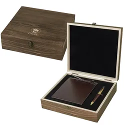 קופסא מחברת פתקיות ועט