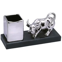 מעמד שולחני מנהלים יוקרתי – דגם שור הבורסה (Wall Street Bull)