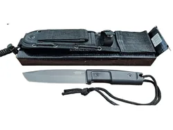 סכין טקטית JKR Tanto Blade פלדת אל-חלד | כולל נרתיק נשיאה מקצועי ושרוך אבטחה