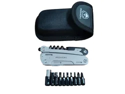 אולר מולטיטול מקצועי ROXON Storm S801S | כלי עבודה רב-תכליתי 19 ב-1 כולל נרתיק וסט ביטים