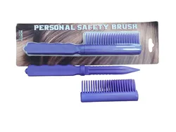 מסרק הגנה עצמית מוסתר 21 ס"מ Personal Safety Brush | פגיון שטח מוסווה בשני צבעים לבחירה