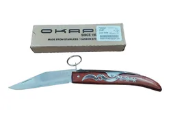 סכין אוקאפי מקורית OKAPI Lock Knife 2105 | ידית עץ נוסטלגית